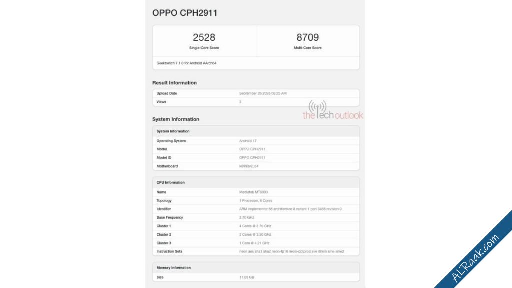 هاتف Oppo Find X10 العالمي يظهر على Geekbench-1.jpg