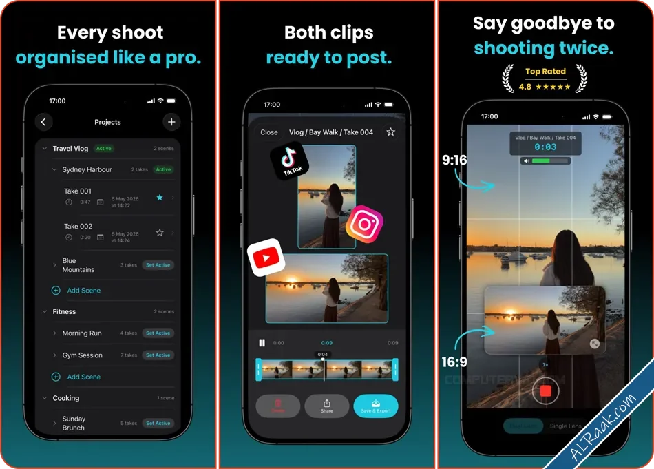 تحميل التطبيقات تطبيق Flow و تطبيق ContentCam و تطبيق ScrollLight و تطبيق Google Flow و تطبيق...webp