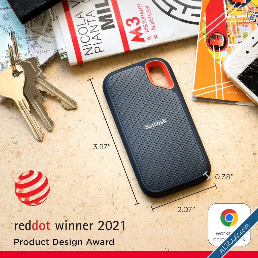 مراجعة SANDISK Extreme Portable SSD بسعة 1TB سرعة تصل إلى 2000MBs بحجم صغير يناسب صناع المحتوى-1.jpg