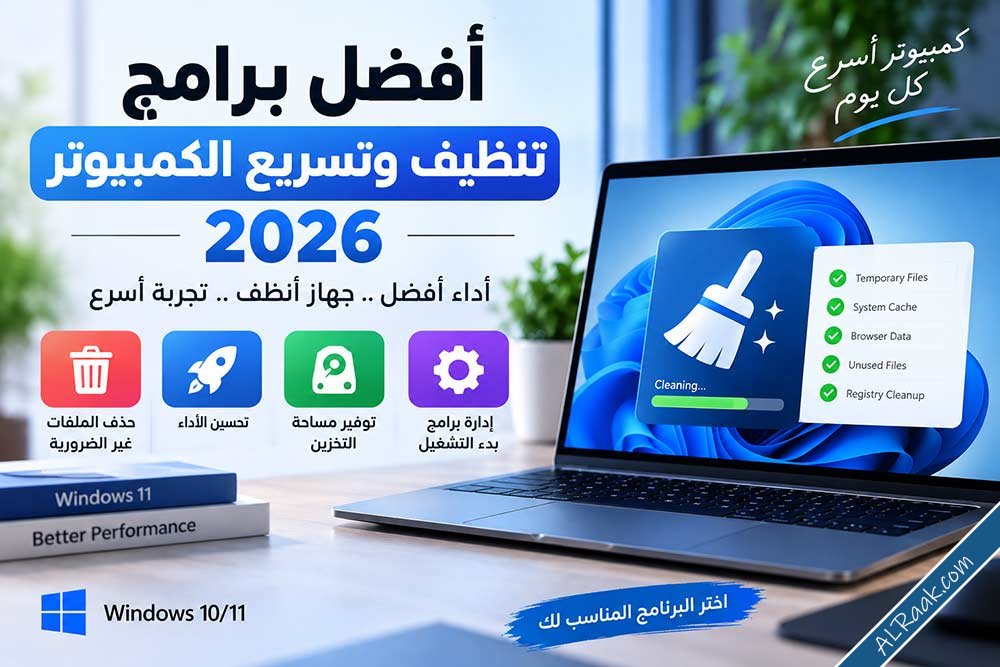 أفضل برامج تنظيف وتسريع الكمبيوتر 2026 تحسين أداء Windows-1.jpg