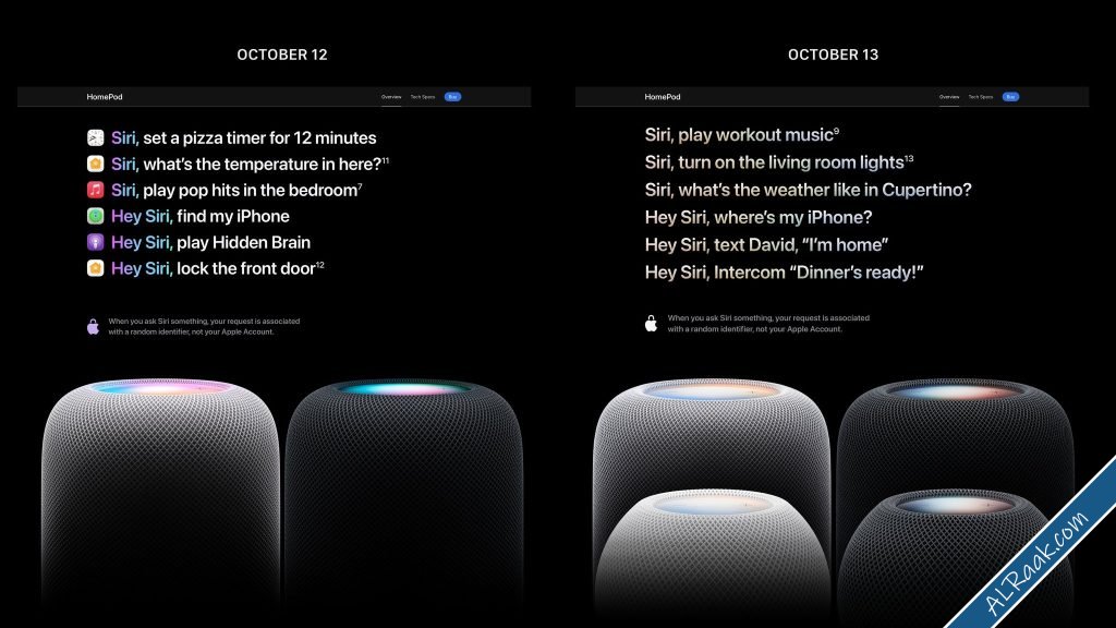 أبل تلمّح إلى دعم HomePod الكامل لمزايا Siri المدعومة بالذكاء الاصطناعي-1.jpg