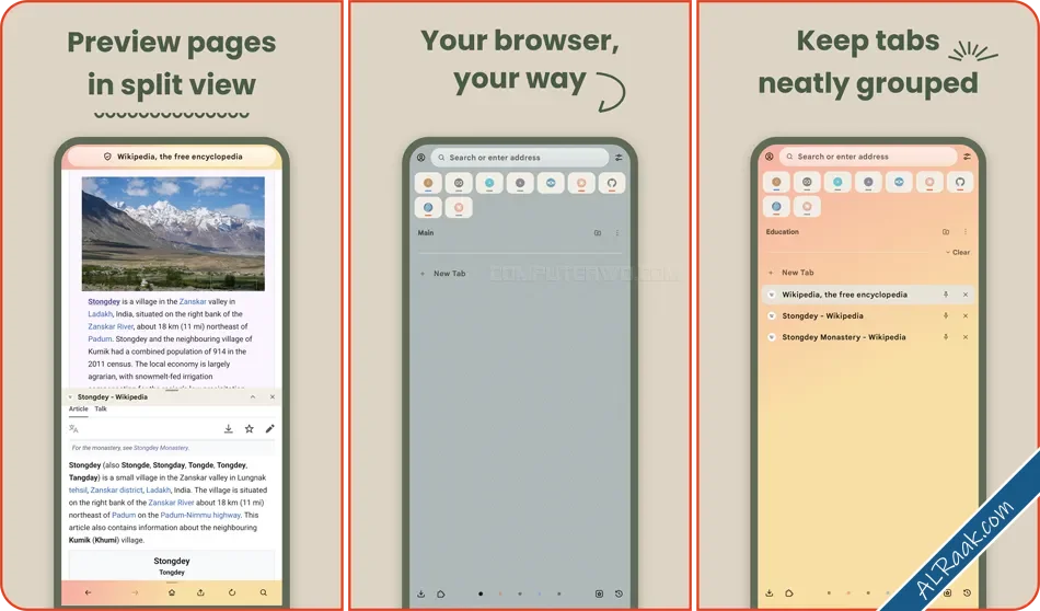 أحدث تطبيقات الهواتف تطبيق Shima تطبيق Laytr و تطبيق Dejavu Browser و تطبيق Zirbe و تطبيق EZ ...webp