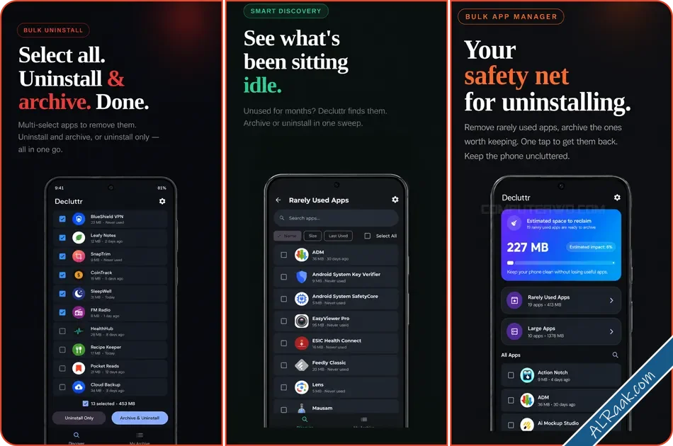 تحميل أجدد التطبيقات المميزة تطبيق Decluttr و تطبيق The Square Is و تطبيق Weather Expert و تط...webp
