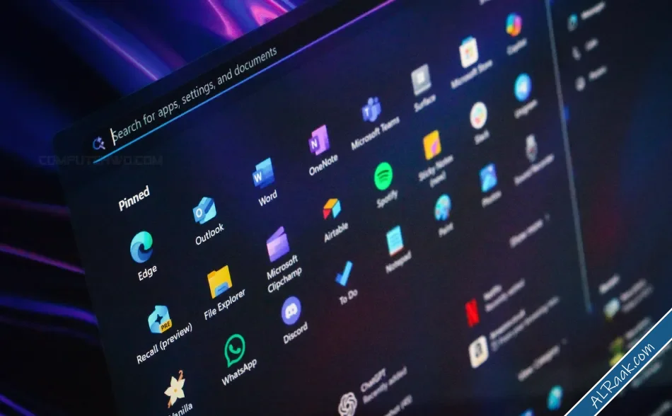 كيفية تكبيرتصغير حجم قائمة Start في ويندوز 11-1.webp