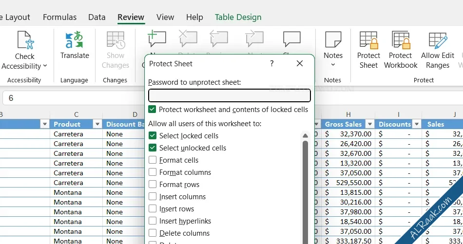 كيفية حماية ملف Excel بكلمة مرور بأكثر من طريقة-7.webp