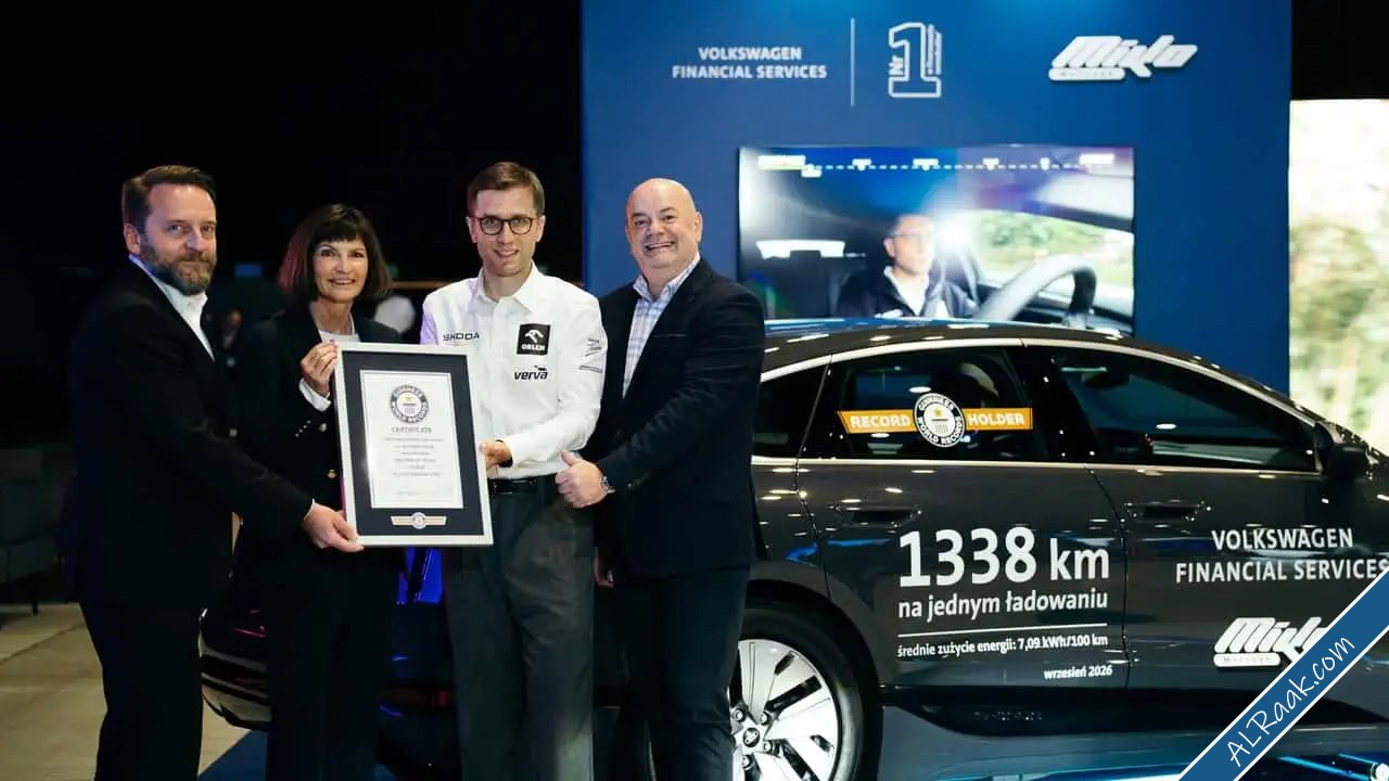 أودي A6 ETron تحطم قلق المدى 1338 كم بشحنة واحدة ورقم غينيس جديد-1.jpg