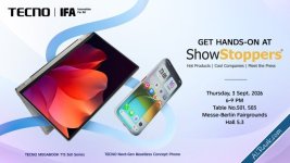 Tecno تستعرض هاتفًا شبه بلا حواف ولابتوب بمفصل 360 درجة في معرض IFA ببرلين-1.jpg
