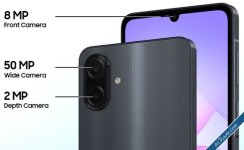 Galaxy A07s بشاشة 6.7 بوصة وبطارية 5000 مللي أمبير