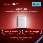 viaim Rise سماعات ذكية تفوز في #IFA2026 وتنطلق على Indiegogo غدًا بقدرات ذكاء اصطناعي متطورة