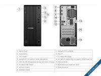 حاسوب ThinkCentre M75t Gen 6 المكتبي بمعالجات Ryzen AI Pro وبطاقة Radeon RX 6400