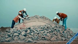 تاتا تدفن إيريس الجديدة تحت 20 طناً من الحصى لإثبات صلابتها