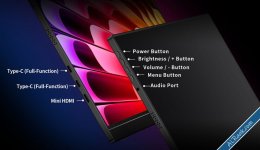 تيكلاست تطلق شاشتها المحمولة V16H بمقاس 16 بوصة وتردد 144Hz وهيكل نحيف