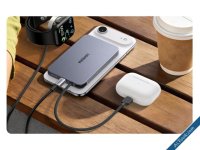 بنك الطاقة المغناطيسي MagFlow Air النحيف بسعة 10000mAh وشحن سريع بقدرة 45W