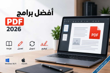 أفضل برامج PDF للكمبيوتر Adobe Acrobat و Foxit PDF و PDF24 Creator و PDF-XChange Editor و SumatraPDF و Nitro PDF و Wondershare PDFelement و LibreOffic
