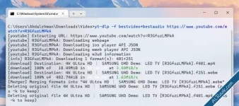 تحميل الفيديوهات من أي موقع باستخدام أوامر CMD في ويندوز-5.webp